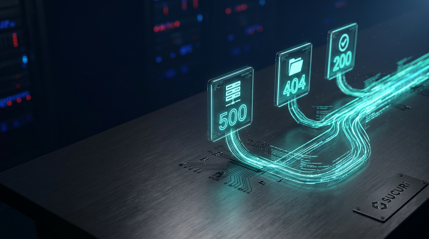 Side-by-side comparison of 404 and 500 errors.