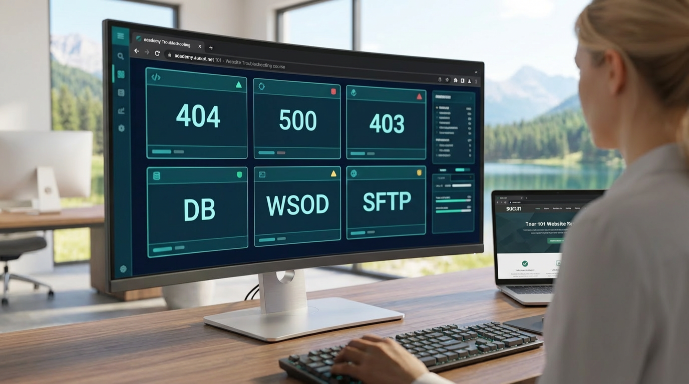 WordPress troubleshooting overview screen.