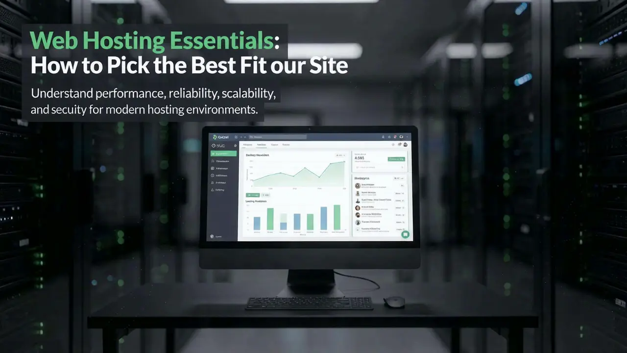 Web Hosting Essentials: How to Pick the Best Fit for Your Site