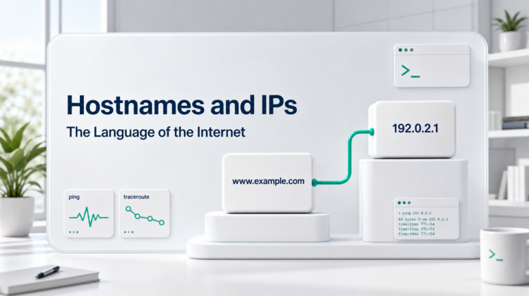 Hostnames and IPs: The Language of the Internet