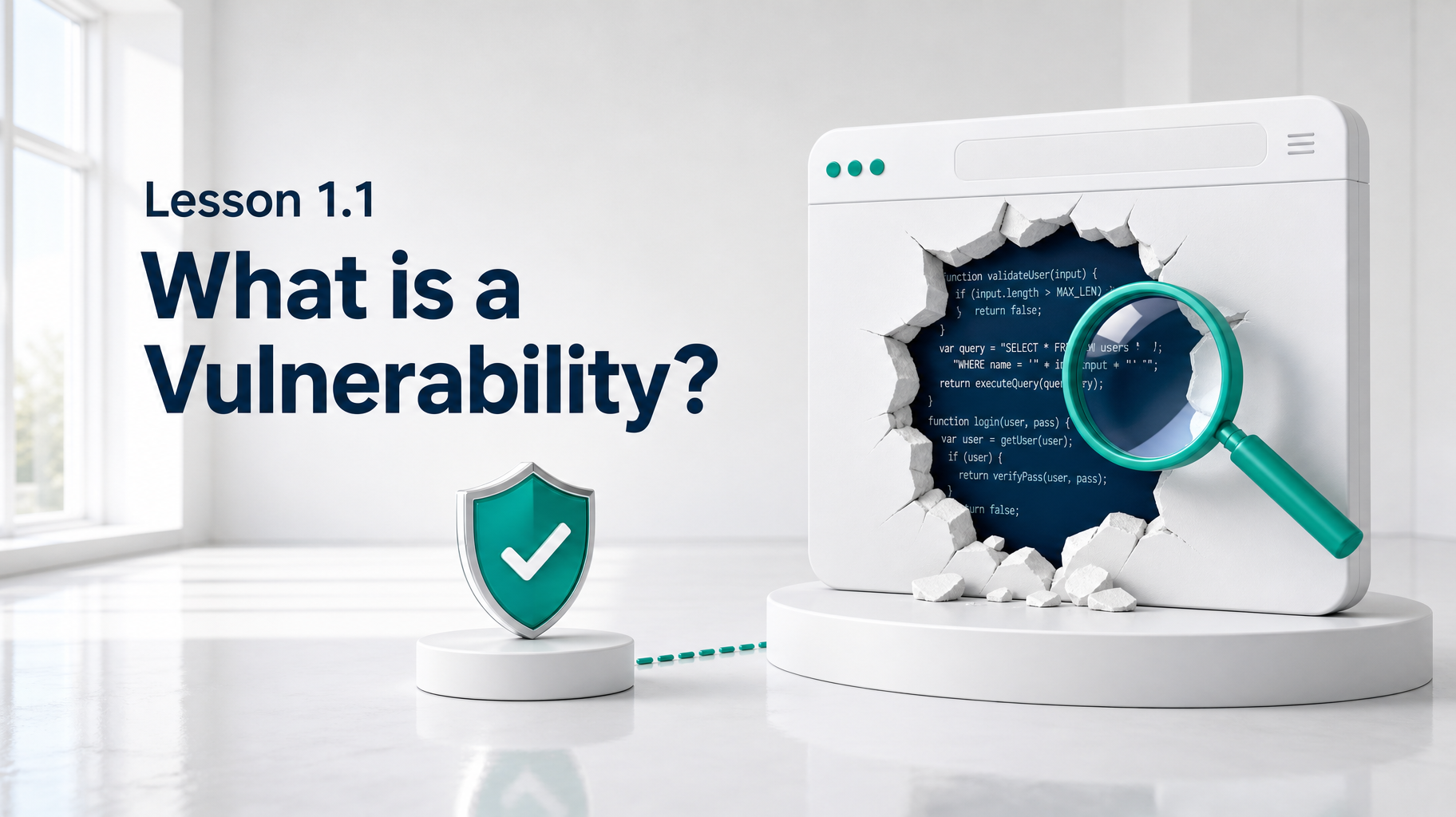 Lesson 1.1 – What is a Vulnerability?